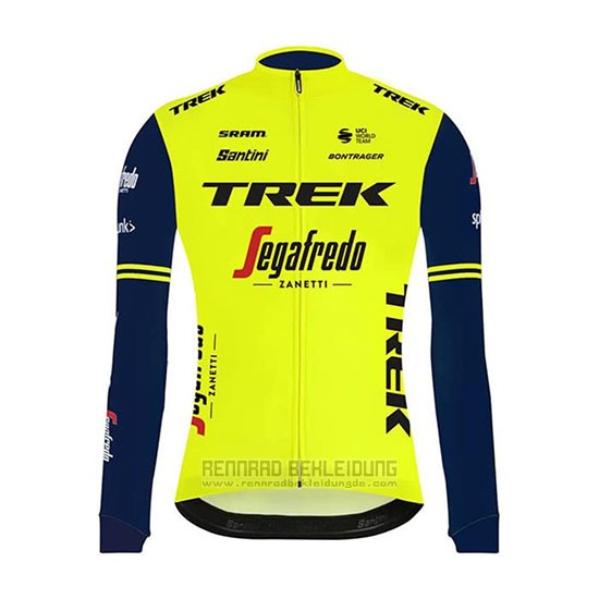 2020 Fahrradbekleidung Trek Segafredo Grun Shwarz Trikot Langarm und Tragerhose - zum Schließen ins Bild klicken